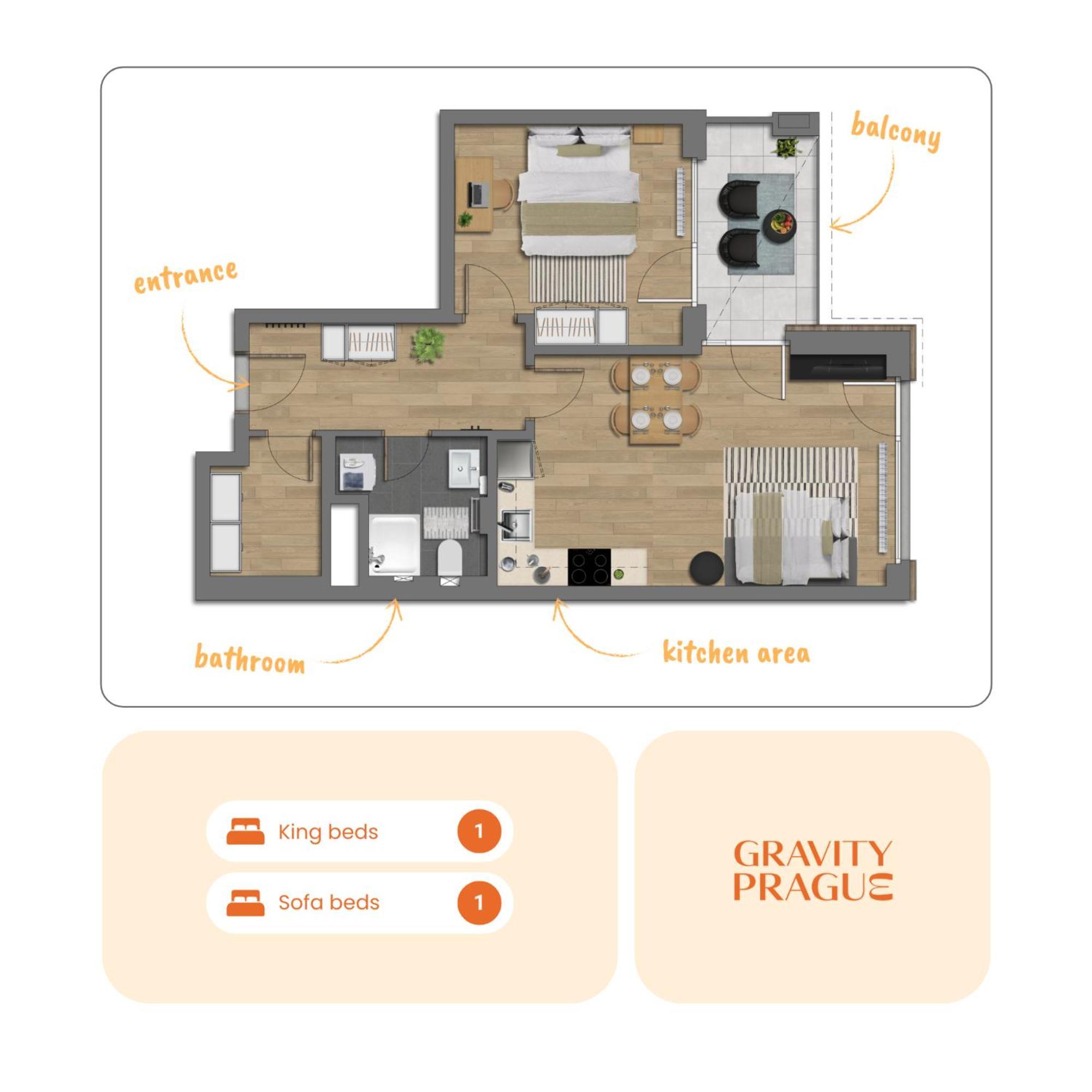Design Apartment - Balcony, Free Parking, Yoga, 10 Mins To Center, By Gravity Prága Kültér fotó